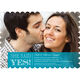 Teal Modern Romance Engagement Invitations Image 4 of 5